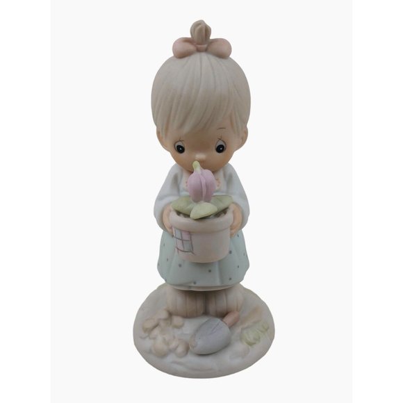 Precious Moments Other - Precious Moments May Figurine 110035 Enesco Porcelain 1987 Flowers No Box